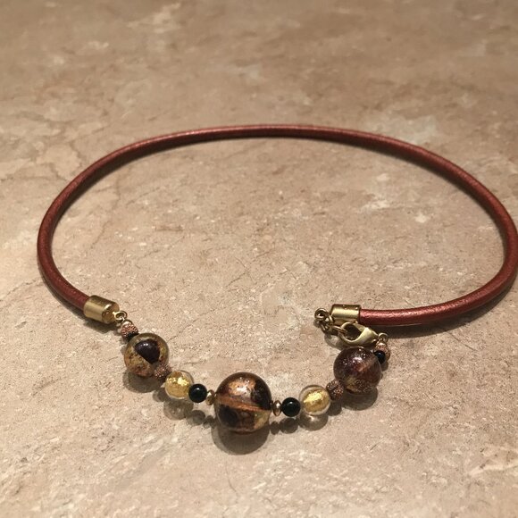 Beaded Choker Necklace - Picture 2 of 10